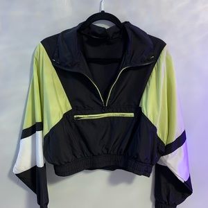 Trendy Cropped Windbreaker